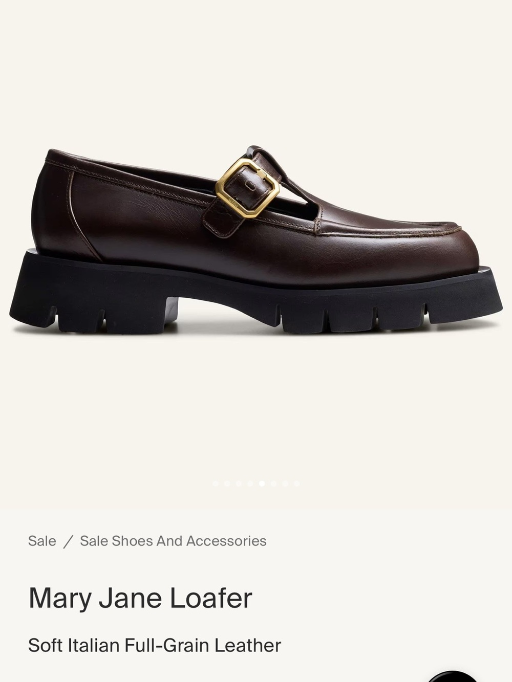 ISO ME+EM Mary Jane Loafer Brown